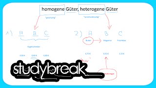 Substitutionsgüter Homogene Güter Heterogene Güter  Grundbegriffe der Wirtschaftslehre [upl. by Eisdnyl]