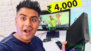 ₹ 4000 Gaming PC  Runs GTA 5 amp All Games  Best Budget Cheapest Gaming PC in India [upl. by Caton]