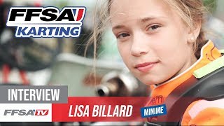 Karting  Linterview de Lisa Billard [upl. by Carlen]