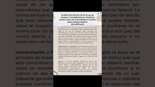 Análisis del Artículo 39 de la Ley de AmparoRobles amp Robles Abogados [upl. by Dnomzed]