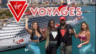 Embarkment Process Virgin Voyages Scarlet Lady Maiden  MerMaiden Voyage Cruise Vlog [upl. by Rosmarin]