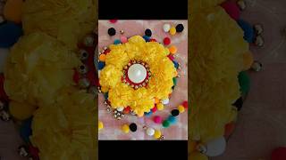 DIY Tea light candle holder viralshort yourubeshorts shortvideos diwalirangoli candleholder [upl. by Anytsirk]