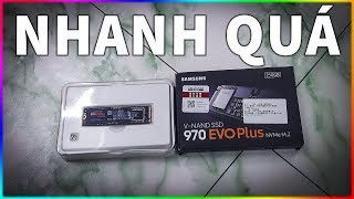 Bạn sẽ không thể tin vào mắt mình khi thấy SSD SAMSUNG 970 EVO PLUS tốc độ lại NTN [upl. by Leziar]