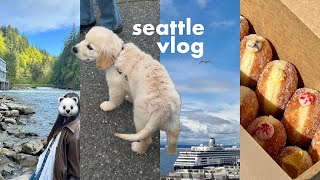 𝙫𝙡𝙤𝙜 ⟡ trip to seattleᐟ 🌲 must eat food best donuts snoqualmie falls city and nature views [upl. by Yrome]