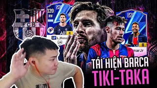 TÁI HIỆN LẠI CHIẾN THUẬT TIKITAKA BẰNG TEAMCOLOR BARCELONA 6 NGHÌN TỶ  Tabi Tuấn Anh [upl. by Aicilec]