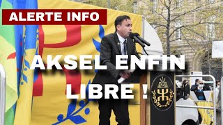 ALERTE INFO  LIBÉRATION DE AKSEL BELLABBACI [upl. by Beattie215]