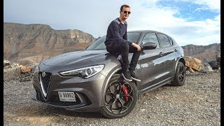 LALFA ROMEO STELVIO QUADRIFOGLIO EST UN SUVSUPERCAR ESSAI À DUBAI [upl. by Sessylu912]