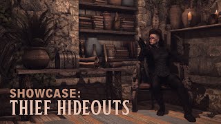 SHOWCASE Skyrim  Thief Hideouts [upl. by Haraf]