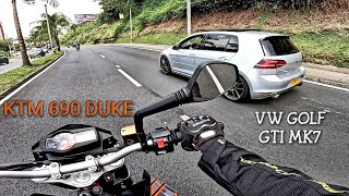 KTM 690 DUKEVW GOLF GTI MK7 EPIC SOUNDPALMAS MEDELLIN [upl. by Dreher]