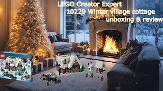 LEGO Creator expert 10229 Winter Village Cottage unboxing amp review [upl. by Bronny]