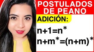 POSTULADOS DE PEANO Ejercicio con los AXIOMAS DE PEANO [upl. by Herve452]