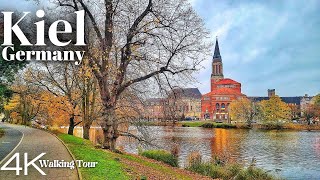 Kiel Germany 🇩🇪  Walking Tour November 2022  4K Ultra HD [upl. by Yral]