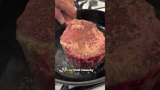 How to Cook 45 Day DryAged Ribeye steak steakdinner Steakporn Steaklover perfectsteak [upl. by Retse]