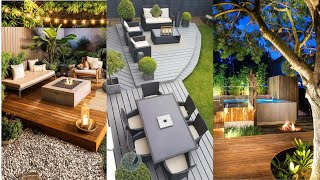 Decking Ideas Outdoor  Decking ideas for backyard  Decking ideas for small gardens  deck on top [upl. by Cherianne619]