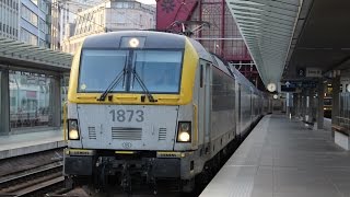 Treinen op Antwerpen Centraal Station  Züge am Antwerpener Hbf [upl. by Merl212]