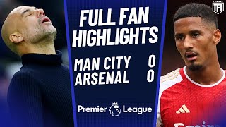 Arsenal BLUNT Man City Masterclass Manchester City 00 Arsenal Highlights [upl. by Ynnav]