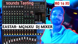 Eastar MG16XU DJ Mixer Review and Reveb Testing Video  MG 16 XU Eastar Company Dj Consult dj mixer [upl. by Guthrie546]