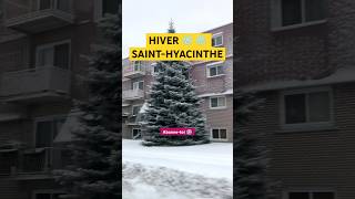 SAINTHYACINTHE HIVER hiver hiver2024 hiverquebec sainthyacinthe neige winter2024 snow [upl. by Corliss]