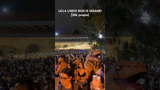 20k People at UCLA UNDIE RUN 2024 ucla uclaundierun undierun [upl. by Jacky332]