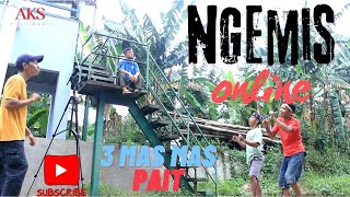 3 MAS MAS PAIT  NGEMIS ONLINE  EPISODE 7  SITKOM [upl. by Eisso449]