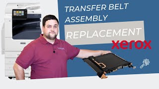 How to replace the transfer belt assembly on your Xerox machine Xerox VersaLink C7020C7025C7030 [upl. by Euh]