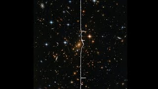 Sonification of a Hubble Deep Space Image [upl. by Christan]