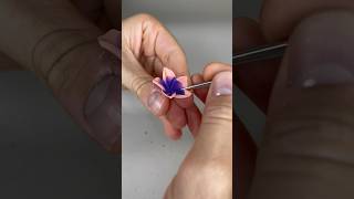 How To Make A Clay Flower Easy Steps 1 2 3 🤌🏼🌸 clay art clayflower [upl. by Octavla]