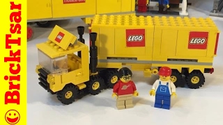 LEGO Town 1525 LEGO Container Truck  Vintage 1986 set [upl. by Adnoloy]