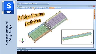 Modeling and Design of a Prestressed Bridge on Autodesk Structural Bridge Design  Part 4 Structure [upl. by Lertnahs]