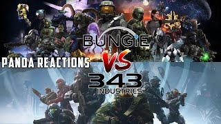 ExBungie compared to 343 Industries  Panda Reactions [upl. by Ozner]