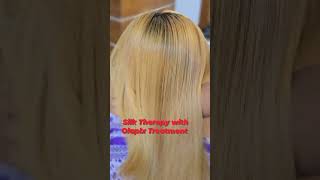 Hair color  Silk theraphy with olaplex  hair haircolour hairstyle olaplex shorts [upl. by Ita525]