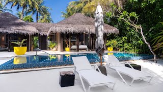 Deluxe Beach Pool Villa  Velaa Private Island Maldives [upl. by Engud]