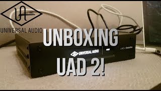 Unboxing UAD 2 SATELLITE How To Install UAD Plugins [upl. by Gide]