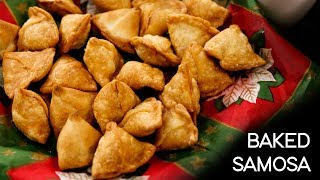 Mini Samosa Recipe  Moong Dal Namkeen Baked Samosas  CookingShooking [upl. by Llimaj160]