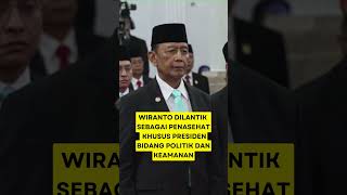 WIRANTO DILANTIK PRABOWO shortvideo [upl. by Wilma]