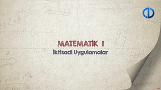 MATEMATİK I  Ünite 8 Konu Anlatımı 1 [upl. by Aubert916]