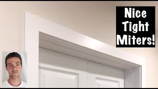 HOW TO INSTALL DOOR CASING [upl. by Christy]