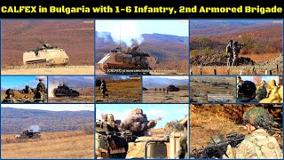 quotThunderous Warfare CALFEX in Bulgaria with 16 Infantry 2nd Armored Brigadequot [upl. by Arymas319]