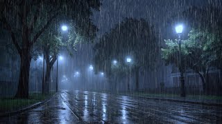 Fall Into Sleep Immediately With Heavy Rain Sound at Night  Rain Sounds for Sleeping for Insomnia [upl. by Hyman]