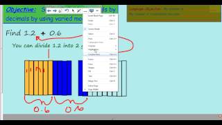 Dividing Decimals by Decimals Models [upl. by Oidivo24]