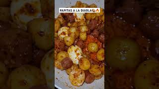 Papitas a la diabla botaneras fyp papas diabla food botana ideas parati comida delicious [upl. by Persse]