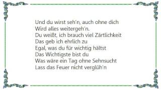 Helene Fischer  Und Morgen Früh Küss Ich Dich Wach Lyrics [upl. by Marylee]