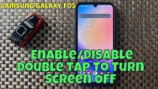 How To EnableDisable Double Tap To Turn Screen OFF On Samsung Galaxy F05 [upl. by Latrena]