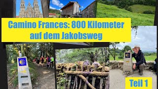 Camino Frances 800 Kilometer auf dem spanischen Jakobsweg Teil 1 [upl. by Jem]