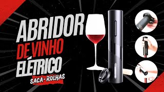 Resenha vantagens de possuir um abridor elétrico de vinho [upl. by Yeliw]