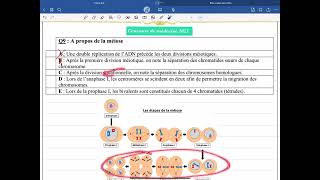 Q9 concours de médecine 2023 SVT [upl. by Edlyn]