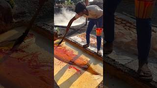 Jaggery Making Factory in Indian Village  street Food India [upl. by Sudnak461]