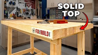 Building a Sturdy Workbench with Cheap Wood [upl. by Kcinom]