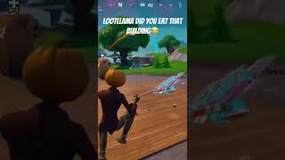 LootLlamaFN did you eat that building😭fortnitegamingviralclips [upl. by Emanuel703]