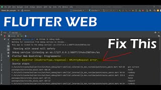 Flutter Web XMLHttpRequest Error FIX Solution [upl. by Nitsreik]